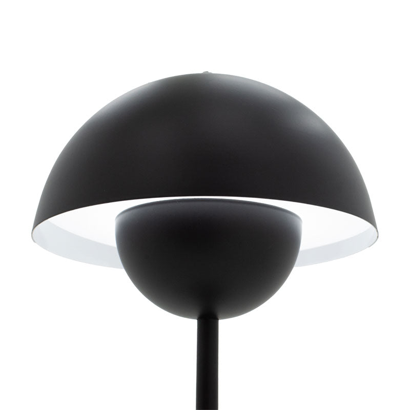Table lamp Creative pakoworld LED black D18x30cm