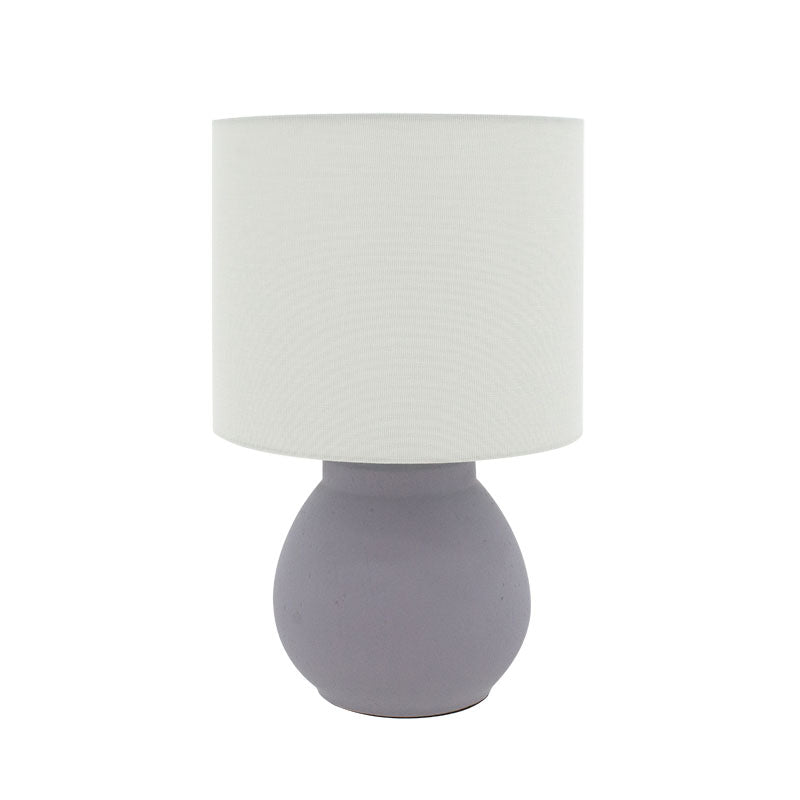 Table lamp Pure pakoworld E27 grey-white D25.5x47cm