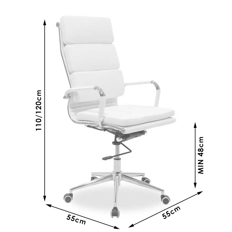 Manager office chair Tokyo pakoworld with PU black colour