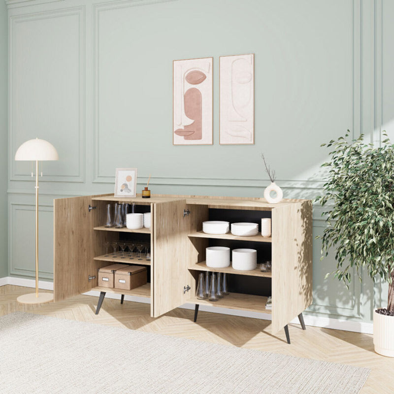 Kudro sideboard in oak shade 180x43x100cm
