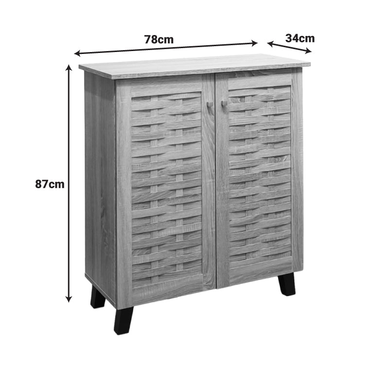 Shoe cabinet Mantam 12 pairs sonoma 78x34x87cm