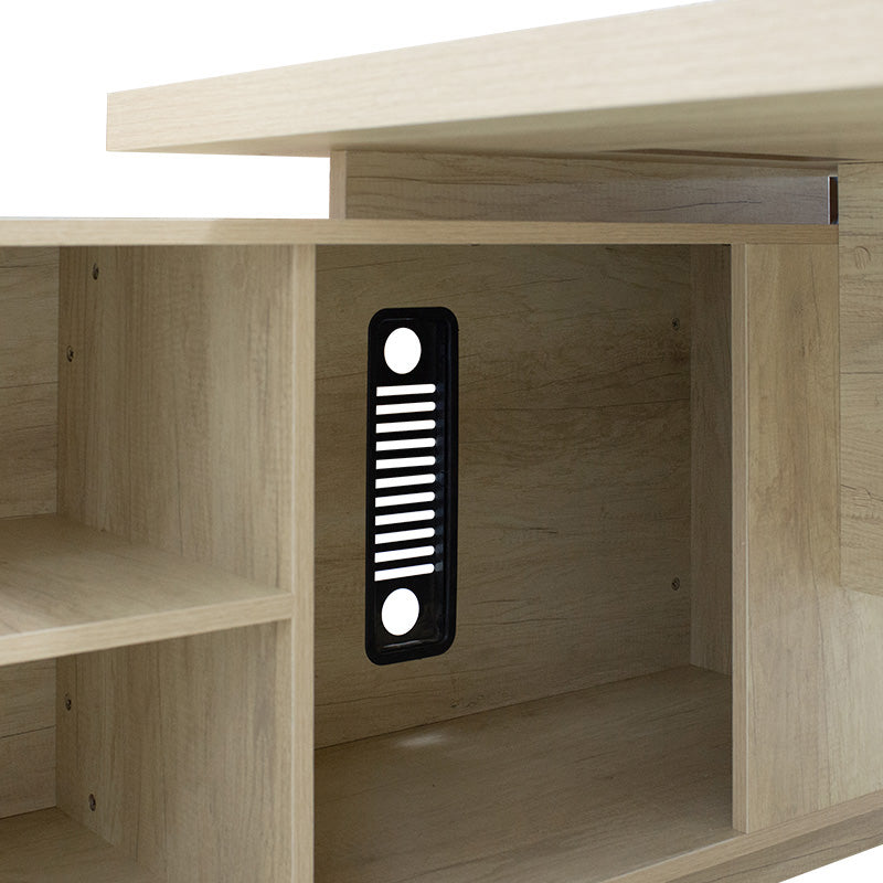 Commerical L shaped corner desk Minimal pakoworld 200x170x75cm