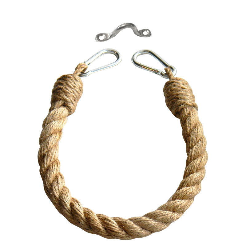 Toiler paper holder PWF-0226 pakoworld metal and rope 12x3x38cm