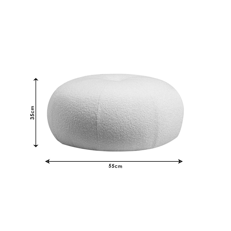 Poof PWF-0564 pakoworld mocha fabric D55x35cm