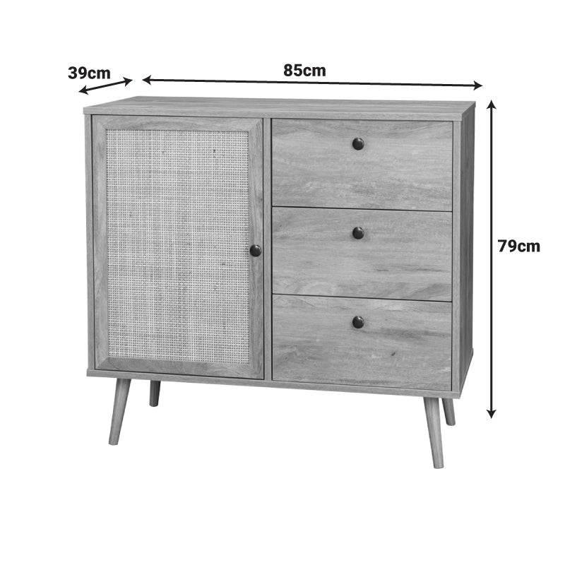 Oslo sideboard in sonoma color 85x39x79cm