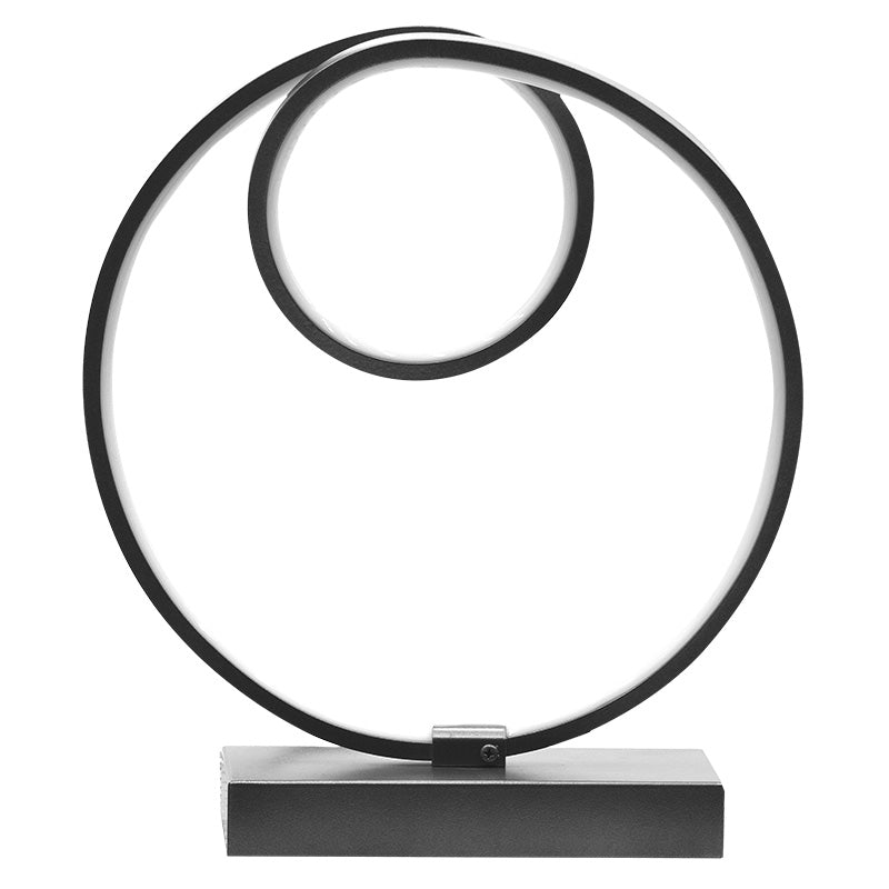 Table lamp PWL-1170 pakoworld LED 3000K in black color 30x15x33cm