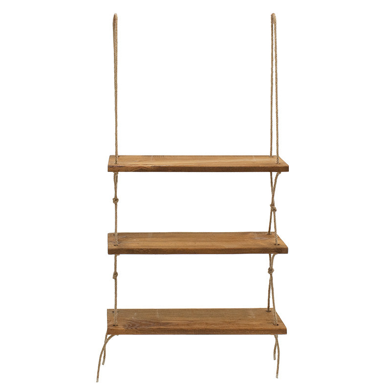 Wall shelf unit Anaba pakoworld walnut 48,5x12x103cm