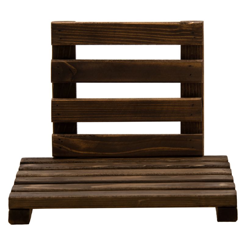 Shelf unit Savva pakoworld walnut 24x22x30cm