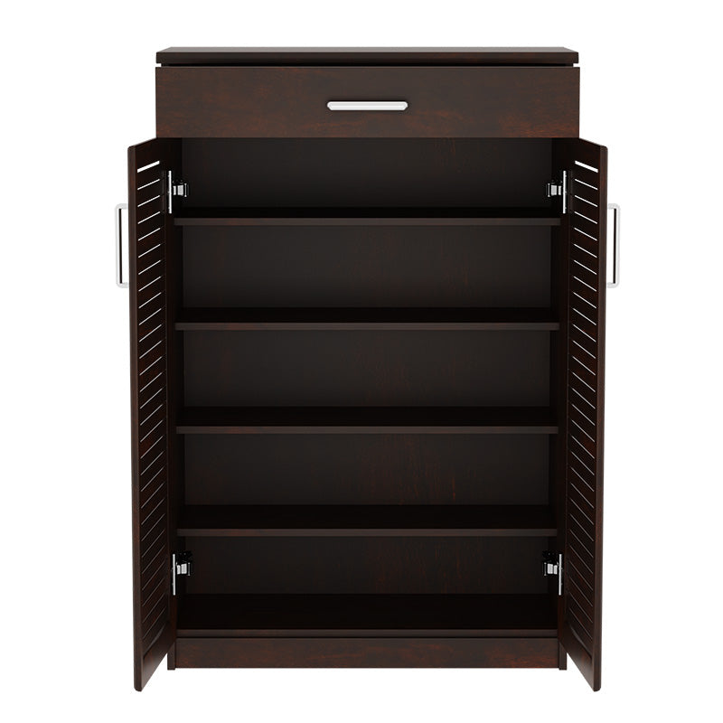Shoe cabinet Sante 20 pairs antique walnut 80x37x123cm