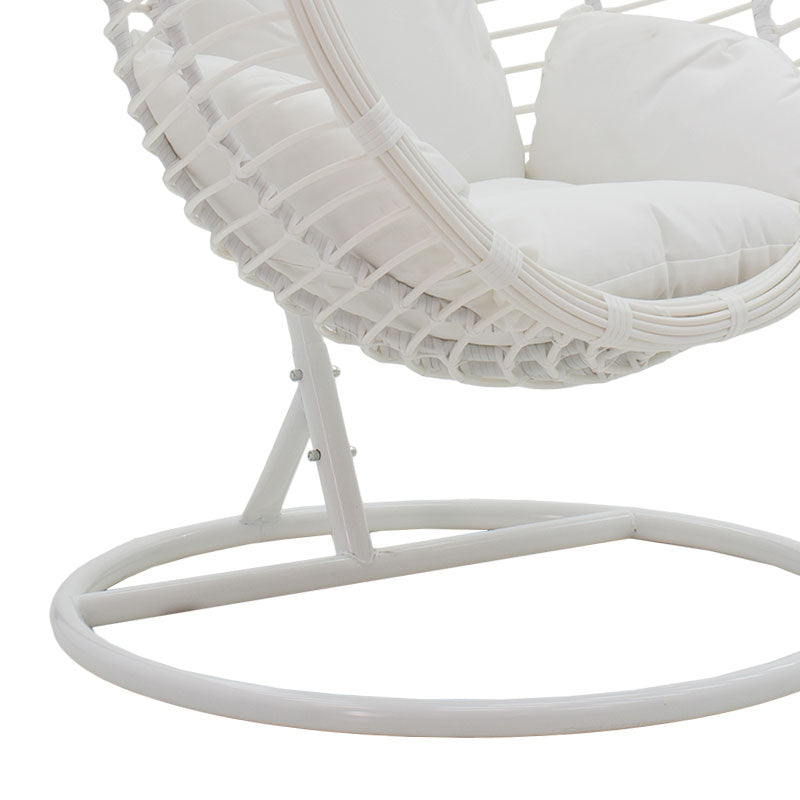 Nadim pakoworld swing hanging metal-pe-pillow white