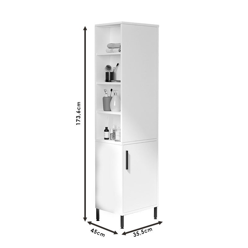 Cabinet-column Perseus pakoworld white 45x35.5x173.6cm