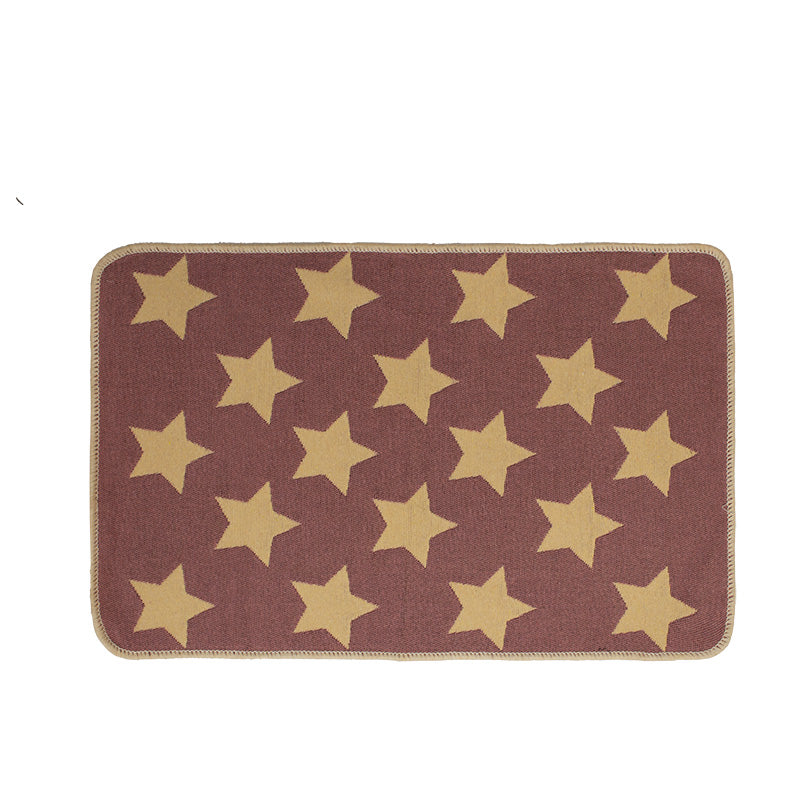 Bath mat PWC-0088 pakoworld beige-purple 80x50cm
