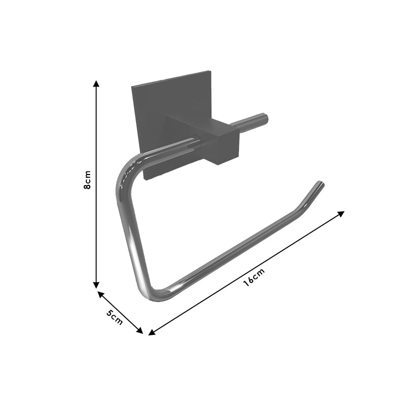 Mounted toilet paper holder Falcon pakoworld black-golden gloss 16x5x8cm