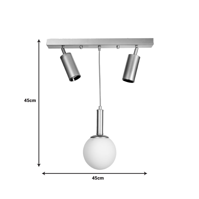Ceiling light Barten pakoworld E27 black metal 45x30x45cm