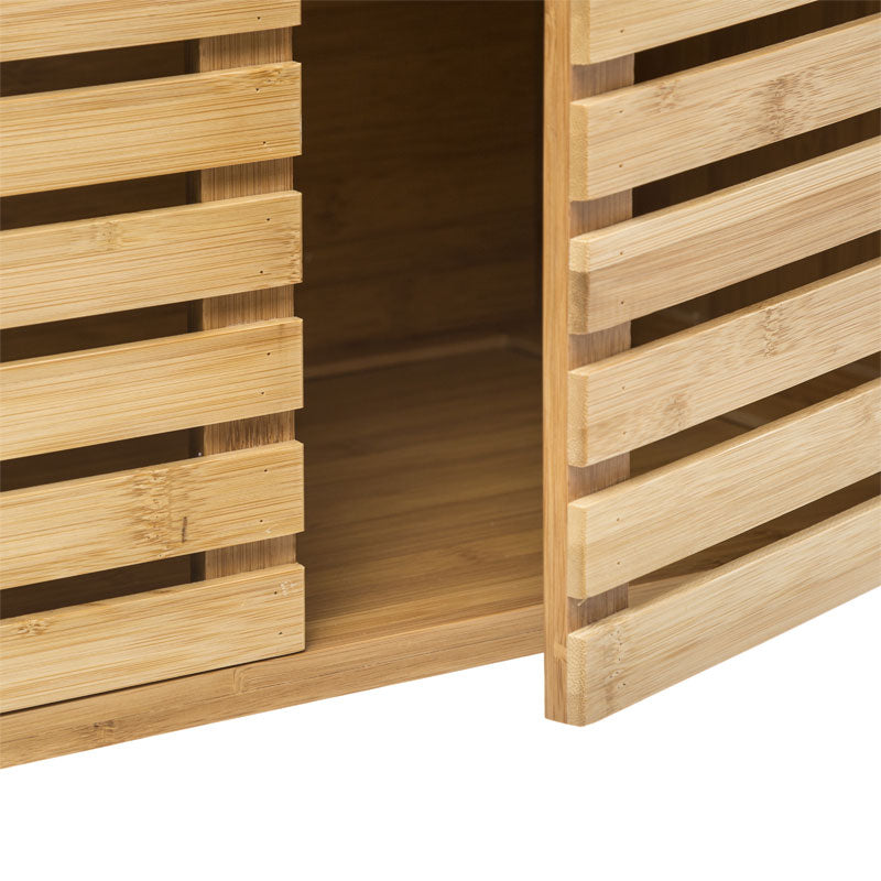 Bathroom bench for sink Sicela pakoworld in natural color 60x28x80cm