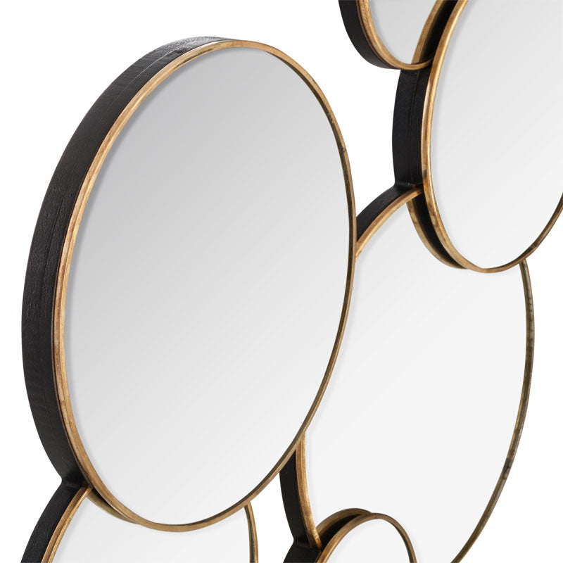 Mirror Haloring pakoworld metal gold 61x2.5x36.5cm