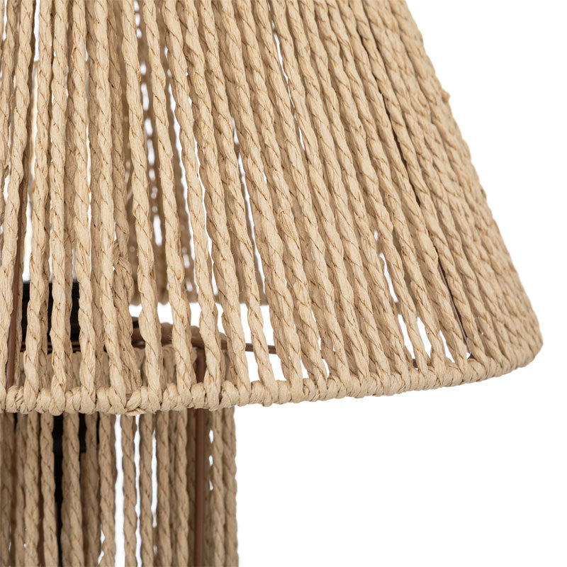 Table lamp Lilo pakoworld natural D32x38cm