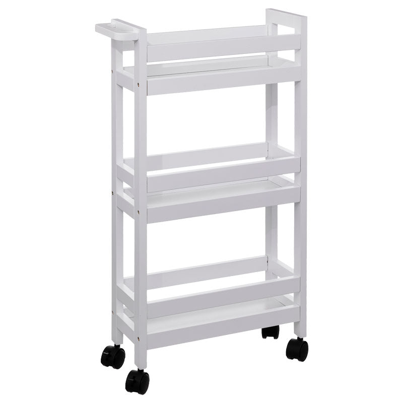 Trolley-shelving 3-story Trolley pakoworld white 40x15x75cm