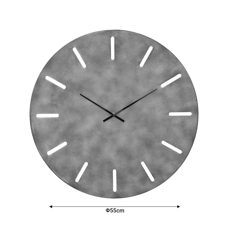 Wall clock Inacio pakoworld bronze metal D55x3.55cm