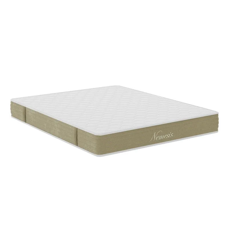 Bed with mattress Athos-Nemesis white 160x200cm