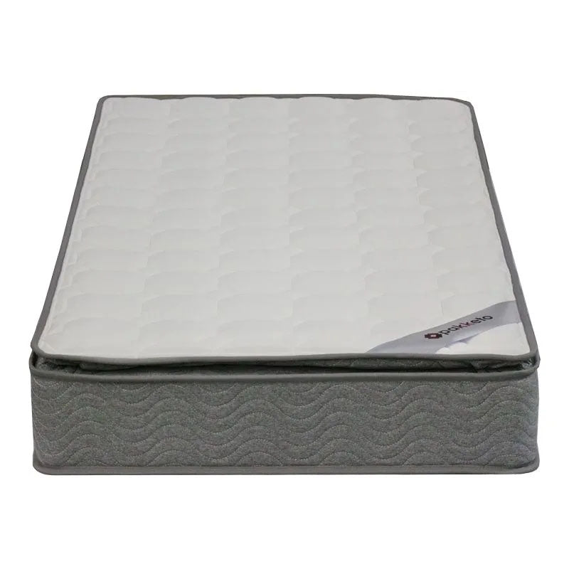 Bed with mattress Nevil-Perfecto fabric anthracite-black leg 90x190cm