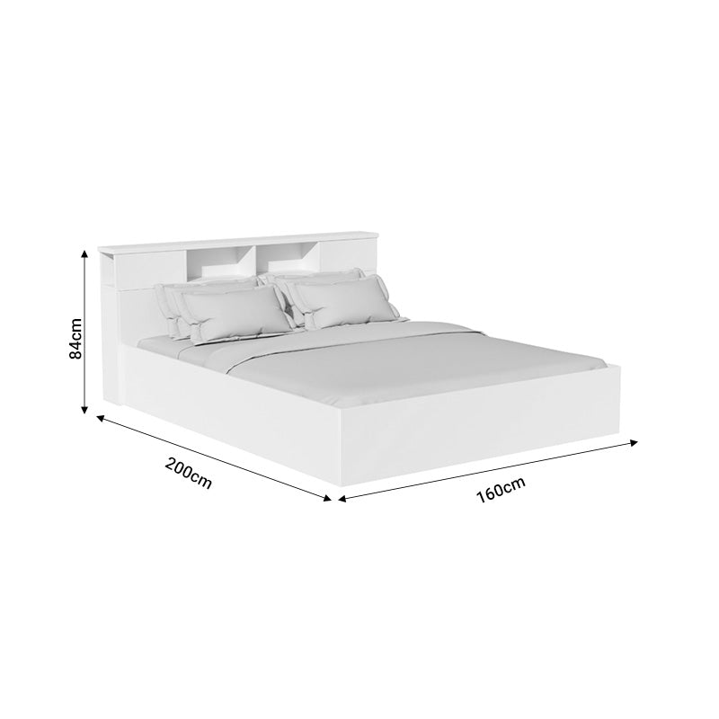 Bed with mattress Olympus Utopia white 160x200cm