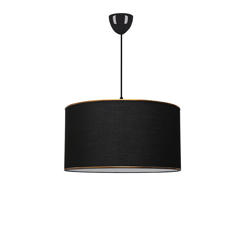 Ceiling light PWL-1091 E27 black D38x21cm