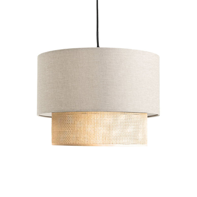 Ceiling light Fersa ivory-natural D30x20cm