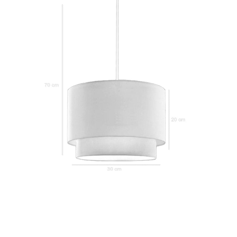 Ceiling light Fersa in cream color D30x20cm