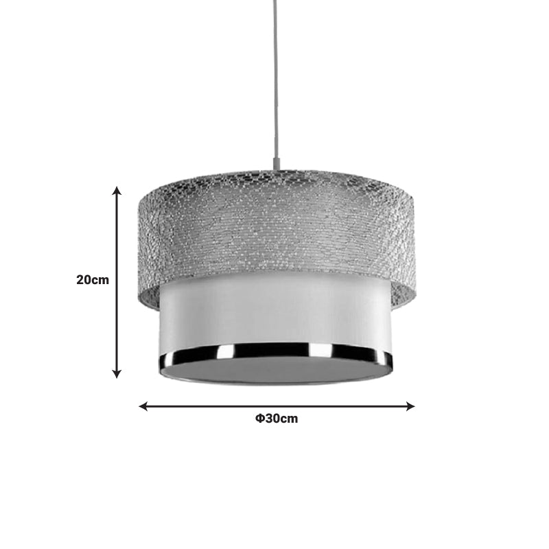 Ceiling light PWL-1090 E27 white gold D30x20cm