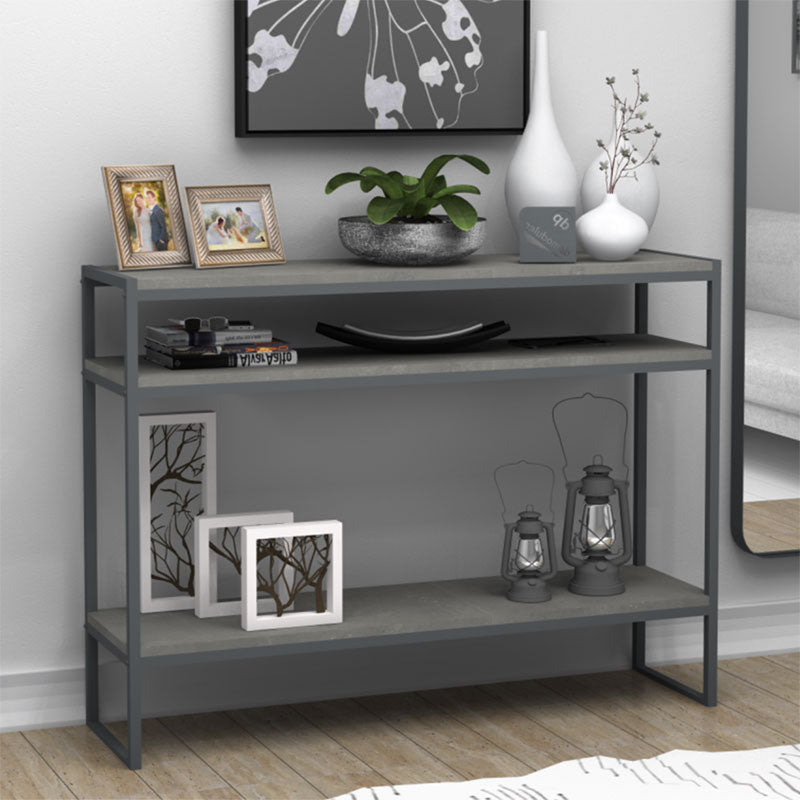 Console Malloy pakoworld dark grey antique 120x33x90cm