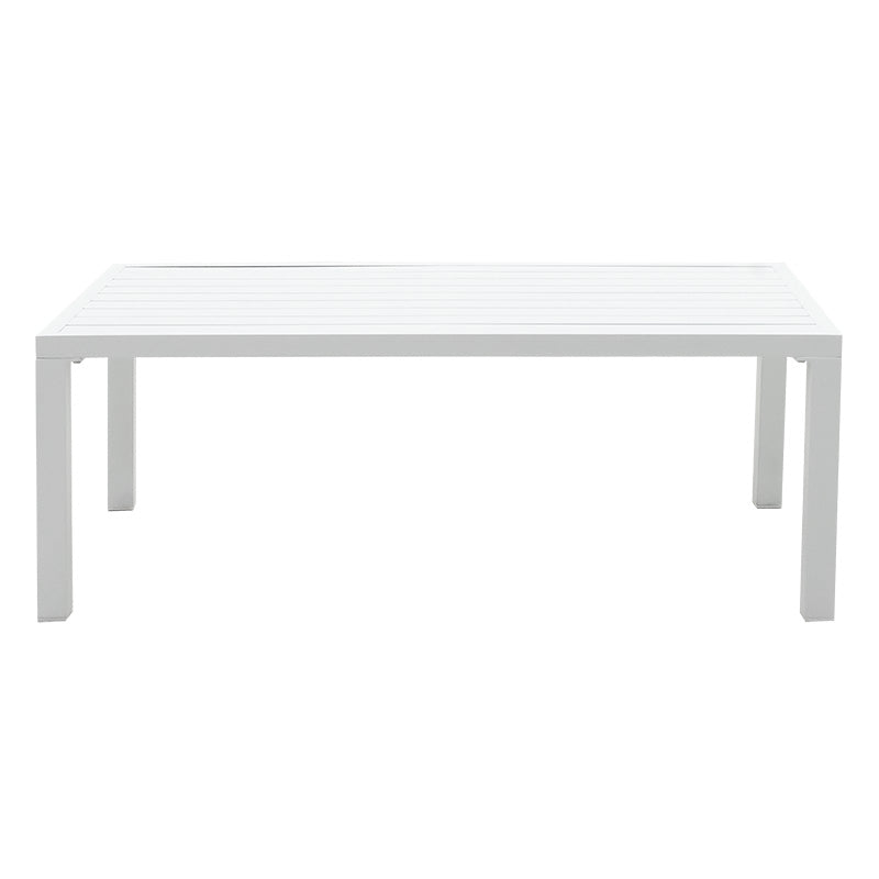 Lounge Ritchie set 4pcs aluminum white-fabric dark grey