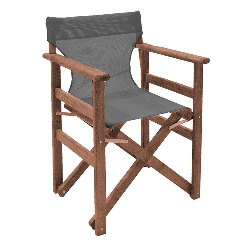 Dining Retto set 5 pcs solid beech wood walnut-grey 120x75x71cm
