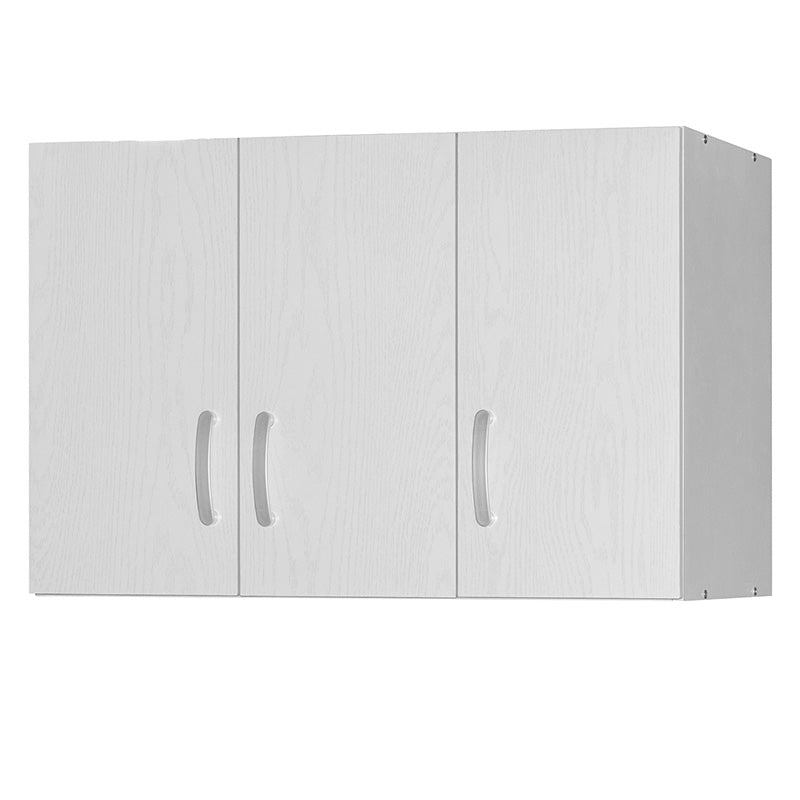 3 door wardrope and cabinet Zelia pakoworld white 90x42x240cm