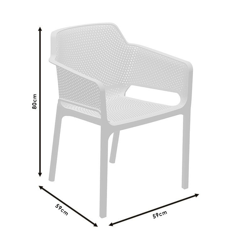 Armchair Integral pakoworld PP color cappuccino