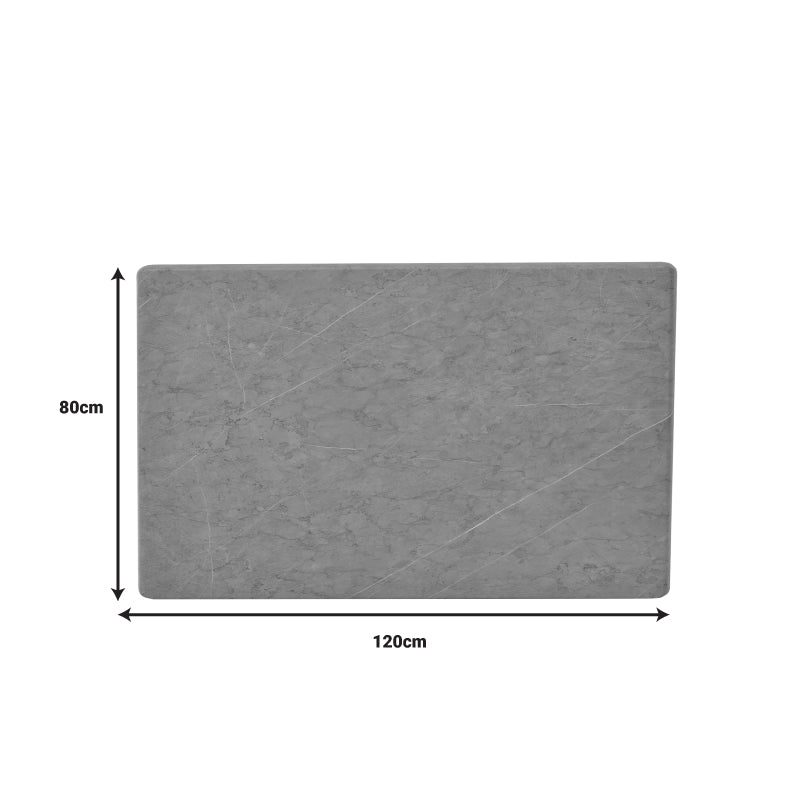 Zerbo pakoworld gray table top 120x80cm