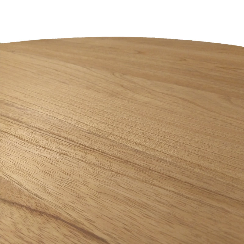 Kalie-Kenda pakoworld dining set 7pcs in natural-beige shade Φ80x75cm