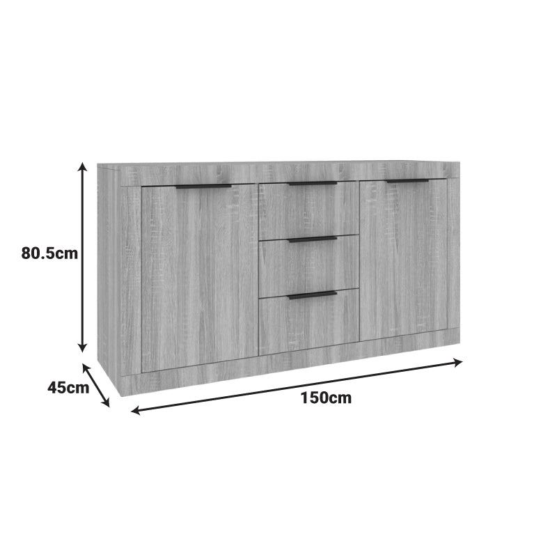 Doha buffet in wenge color 150x45x80.5cm