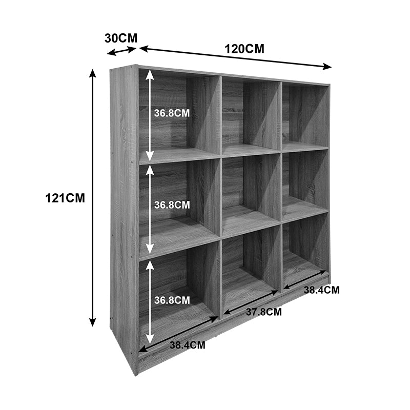 Gridea bookcase sonoma 119.5x30x121cm