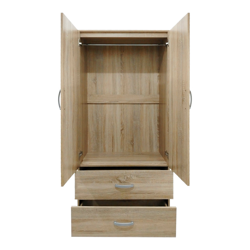 Athos pakoworld five-door wardrobe sonoma 170x42x180cm