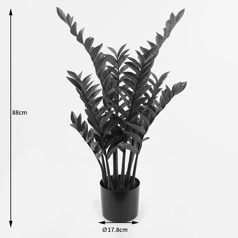 Decorative potted plant Zamia Inart green D52x88cm