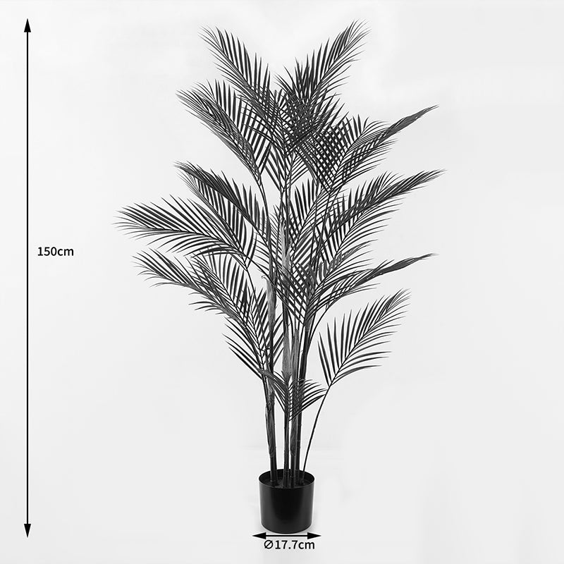 Decorative plant in a pot Kwai Inart green D92x150cm