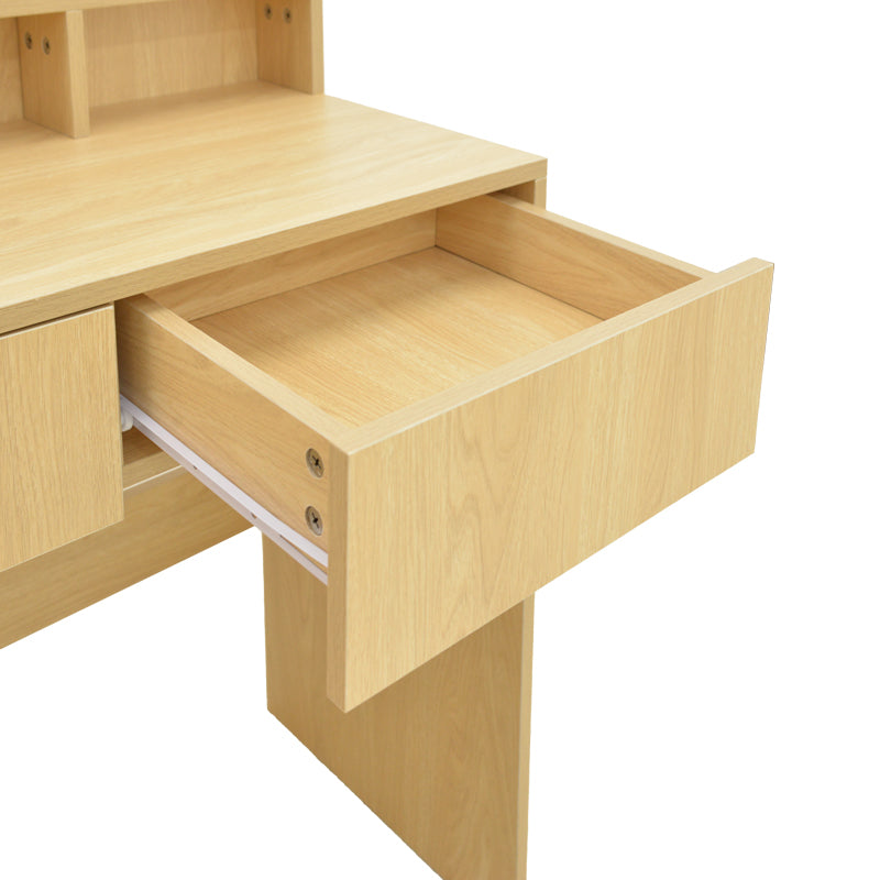 Dressing table Virna with led in natural color 80x40x145cm