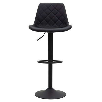 Bar stool Libra pakoworld PU black-metal black