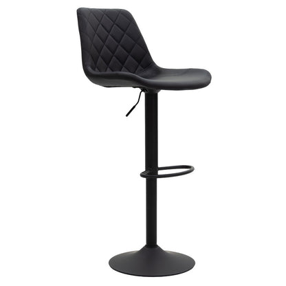 Bar stool Libra pakoworld PU black-metal black