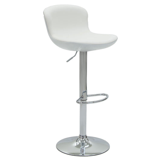 Bar stool Cosy I pakoworld PP/PU white-metal chrome