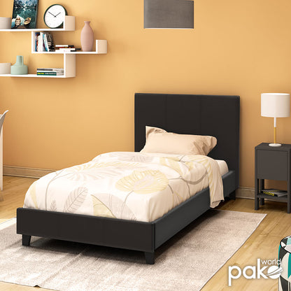 Bed Nevil pakoworld PU black matte 100x200