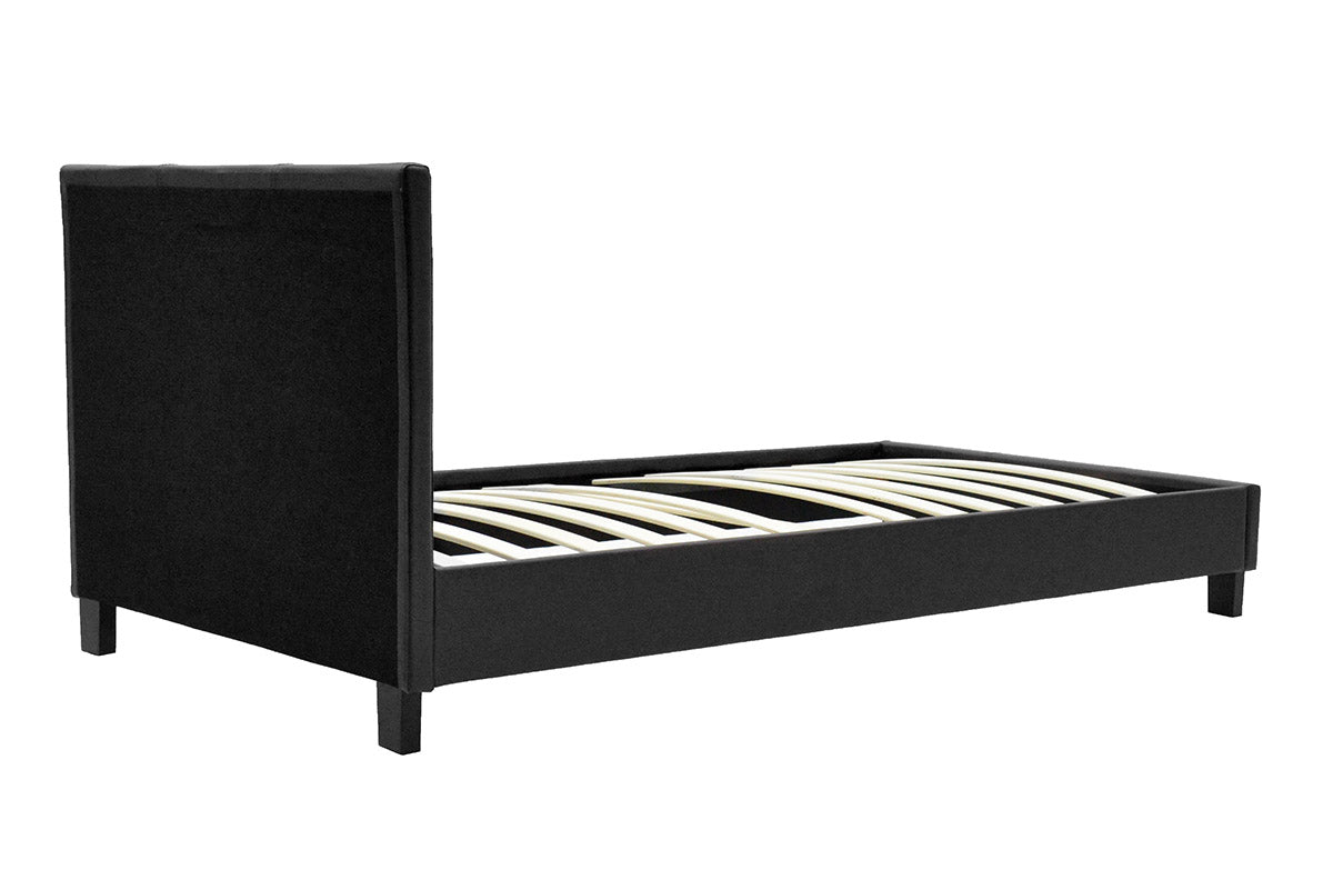 Bed Nevil pakoworld PU black matte 100x200