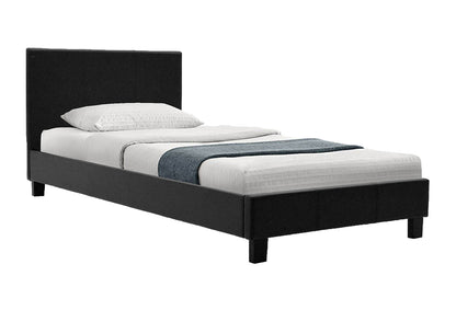 Bed Nevil pakoworld PU black matte 100x200