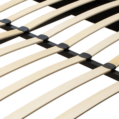 Double bed Norse pakoworld PU with storage space in white matte 160x200cm